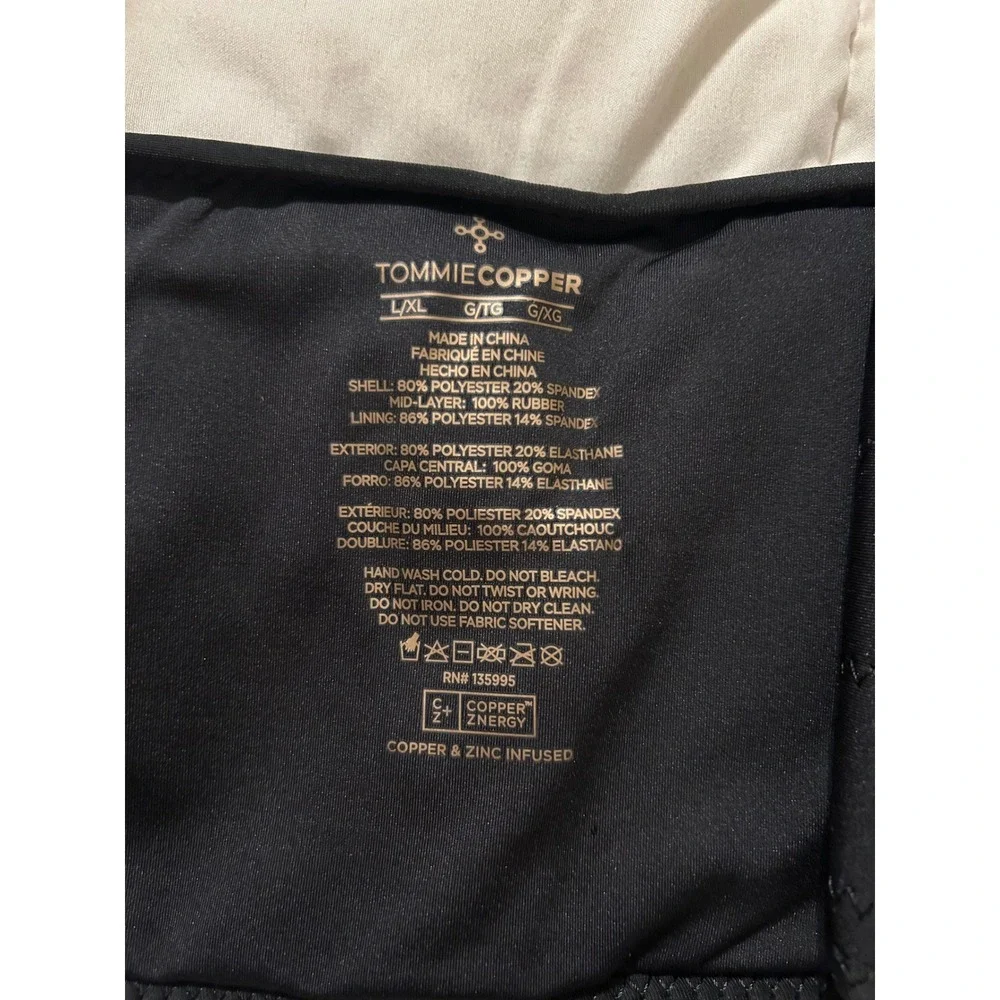 Tommie Copper Lower Back Shoulder Therapy Wrap Hot Cold Gel Pack Copper Infused